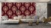 Royal Victorian Damask Wallpaper, Seamless Pattern Mural, Oversized Custom Size Wall Art, Non - Woven, Non - Adhesive, Modern Wall Paper, Removable - Adawall Wallpaper - Registered Trade Accounts Only, Wallpaper Wholesale Account - W78086 - Adawall Wholesale - Wallpaper Wholesaler