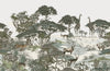 Safari Panaroma Wallpaper, Seamless Wildlife Mural, Oversized Custom Size Wall Art, Non - Woven, Non - Adhesive, Modern Wall Paper, Removable - Adawall Wallpaper - Registered Trade Accounts Only, Wallpaper Wholesale Account - W77565 - Adawall Wholesale - Wallpaper Wholesaler