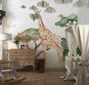 Savannah Watercolor Wallpaper, Seamless Pattern Mural, Oversized Custom Size Wall Art, Non - Woven, Non - Adhesive, Modern Wall Paper, Removable - Adawall Wallpaper - Registered Trade Accounts Only, Wallpaper Wholesale Account - W77954 - Adawall Wholesale - Wallpaper Wholesaler