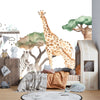 Savannah Watercolor Wallpaper, Seamless Pattern Mural, Oversized Custom Size Wall Art, Non - Woven, Non - Adhesive, Modern Wall Paper, Removable - Adawall Wallpaper - Registered Trade Accounts Only, Wallpaper Wholesale Account - W77954 - Adawall Wholesale - Wallpaper Wholesaler