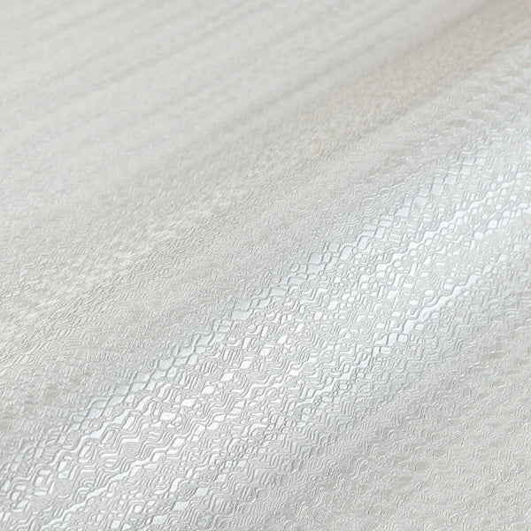 Shiny 3D Embossed Striped Wallpaper, Light Gray Plain Color Textured Wall Paper - Walloro High End Wallcoverings & More