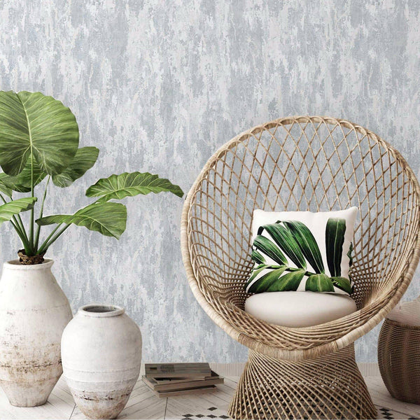 Silver Distressed Metallic Embossed Wallpaper, Shiny Rustic Industrial Modern Wallcovering - Adawall Wallpaper - Registered Trade Accounts Only, Wallpaper Wholesale Account - 7809-2 - Adawall Wholesale - Wallpaper Wholesaler