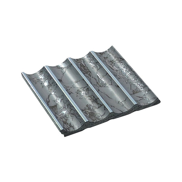 Silver Marble Vein Panel , PS Wall Home Decoration Panel - Premium Quality - Adawall Wallpaper - Registered Trade Accounts Only, Wallpaper Wholesale Account - APS803 - Adawall Wholesale - Wallpaper Wholesaler