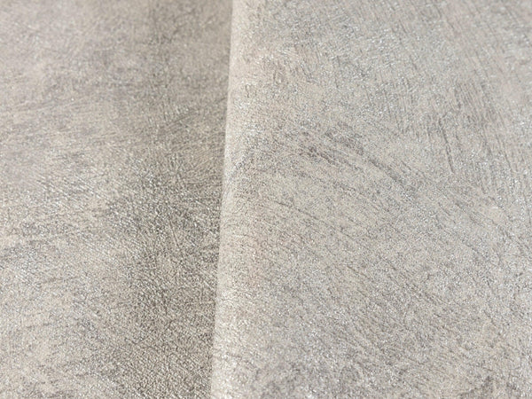 Silver Timeless Distressed 3D Embossed Wallpaper, Stylish Metallic Neutral Colors Wallcovering - Walloro High End Wallcoverings & More