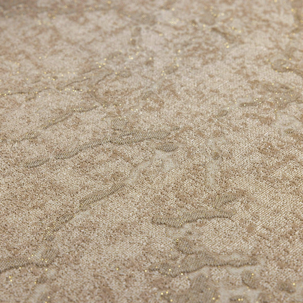 Sleek Abstract Embossed Wallpaper, Beige, Rich Textured Plain Modern Shimmering Wall Decor, Non-Woven Wallcovering - Walloro High End Wallcoverings & More