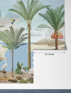 South Asian Subcontinent Wallpaper, Palm Trees, Birds Mural, Oversized Custom Size Wall Art, Non - Woven, Non - Adhesive, Modern Wall Paper, Removable - Adawall Wallpaper - Registered Trade Accounts Only, Wallpaper Wholesale Account - W77585 - Adawall Wholesale - Wallpaper Wholesaler