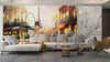 Spring in Paris Wallpaper, Eiffel Tower Mural, Oversized Custom Size Wall Art, Non - Woven, Non - Adhesive, Modern Wall Paper, Removable - Adawall Wallpaper - Registered Trade Accounts Only, Wallpaper Wholesale Account - W77820 - Adawall Wholesale - Wallpaper Wholesaler