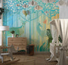 Stained Glass Deers Wallpaper, Spring Forest Mural, Oversized Custom Size Wall Art, Non - Woven, Non - Adhesive, Modern Wall Paper, Removable - Adawall Wallpaper - Registered Trade Accounts Only, Wallpaper Wholesale Account - W77948 - Adawall Wholesale - Wallpaper Wholesaler