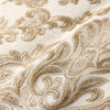 Stylish Baroque Deep Embossed Wallpaper, White, Gold, Timeless Damask Ornate Patterns Sparkling Wallcovering, Elegant Washed Colors Design - Walloro High End Wallcoverings & More