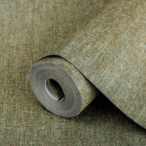 Stylish Fabric Textured Wallpaper, Green Modern Linen Style Abstract Minimalist Non - Pasted Wall Paper, Wallcovering - Adawall Wallpaper - Registered Trade Accounts Only, Wallpaper Wholesale Account - 1113-8 - Adawall Wholesale - Wallpaper Wholesaler