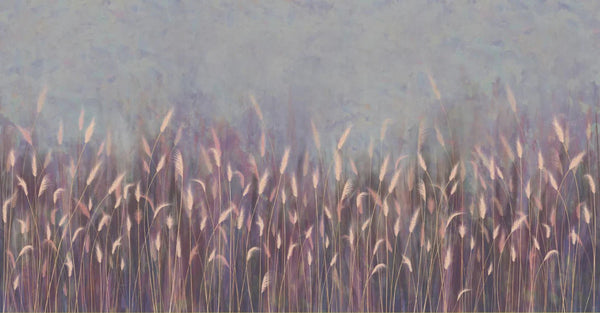 Swaying Wheat Field Wall Mural, Purple Windy Wheat Wallpaper, Large Nature Custom Size Wall Covering, Non - Woven, Non - Pasted, Removable, Washable - Adawall Wallpaper - Registered Trade Accounts Only, Wallpaper Wholesale Account - SE302-3 - Adawall Wholesale - Wallpaper Wholesaler