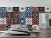 Talavera Ethnic Wallpaper, Seamless Pattern Mural, Oversized Custom Size Wall Art, Non - Woven, Non - Adhesive, Modern Wall Paper, Removable - Adawall Wallpaper - Registered Trade Accounts Only, Wallpaper Wholesale Account - W77678 - Adawall Wholesale - Wallpaper Wholesaler