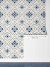 Talavera Wallpaper, Seamless Pattern Mural, Oversized Custom Size Wall Art, Non - Woven, Non - Adhesive, Modern Wall Paper, Removable - Adawall Wallpaper - Registered Trade Accounts Only, Wallpaper Wholesale Account - W77671 - Adawall Wholesale - Wallpaper Wholesaler