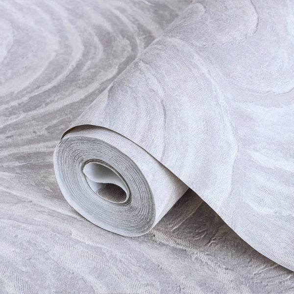 Textured Pattern Silver Embossed Wallpaper, Home Wall Decor, Aesthetic Wallpaper, Textured Wallcovering Non-Adhesive and Non-Peel - Walloro High End Wallcoverings & More