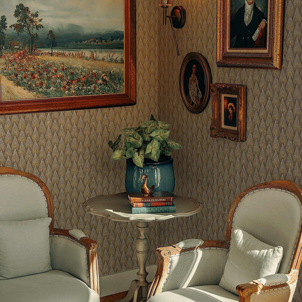 Timeless Geometric Deep Embossed Wallpaper, Brown 3D Rich Textured Line Art Wall Accent, Durable, Washable - Adawall Wallpaper - Registered Trade Accounts Only, Wallpaper Wholesale Account - 23202-5 - Adawall Wholesale - Wallpaper Wholesaler