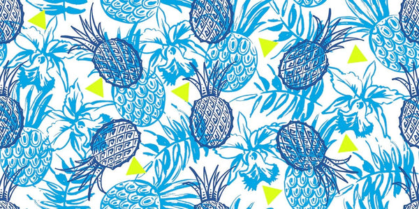 Tropical Design, Blue Wallpaper, Seamless Pattern Mural, Oversized Custom Size Wall Art, Non - Woven, Non - Adhesive, Modern Wall Paper, Removable - Adawall Wallpaper - Registered Trade Accounts Only, Wallpaper Wholesale Account - W77704 - Adawall Wholesale - Wallpaper Wholesaler
