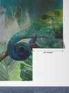 Tropical Leaves Wallpaper, Chameleon Background Mural, Oversized Custom Size Wall Art, Non - Woven, Non - Adhesive, Modern Wall Paper, Removable - Adawall Wallpaper - Registered Trade Accounts Only, Wallpaper Wholesale Account - W78141 - Adawall Wholesale - Wallpaper Wholesaler