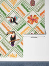 Tropical, Parrot, Pineapple Wallpaper, Seamless Pattern Mural, Oversized Custom Size Wall Art, Non - Woven, Non - Adhesive, Modern Wall Paper, Removable - Adawall Wallpaper - Registered Trade Accounts Only, Wallpaper Wholesale Account - W77859 - Adawall Wholesale - Wallpaper Wholesaler