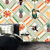 Tropical, Parrot, Pineapple Wallpaper, Seamless Pattern Mural, Oversized Custom Size Wall Art, Non - Woven, Non - Adhesive, Modern Wall Paper, Removable - Adawall Wallpaper - Registered Trade Accounts Only, Wallpaper Wholesale Account - W77859 - Adawall Wholesale - Wallpaper Wholesaler