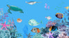 Underwater Wallpaper, Sea Animals Mural, Oversized Custom Size Wall Art, Non - Woven, Non - Adhesive, Modern Wall Paper, Removable - Adawall Wallpaper - Registered Trade Accounts Only, Wallpaper Wholesale Account - W77665 - Adawall Wholesale - Wallpaper Wholesaler