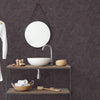 Violet Timeless Distressed 3D Embossed Wallpaper, Stylish Metallic Neutral Colors Wallcovering - Walloro High End Wallcoverings & More