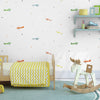 Wallpaper with Planes, Sky, Stars and Clouds, Boys Bedroom Wall Paper, Nursery Wallpaper, 114 sq ft, Kids Room Wallpaper, Washable, Sturdy - Adawall Wallpaper - Registered Trade Accounts Only, Wallpaper Wholesale Account - 8907-1 - Adawall Wholesale - Wallpaper Wholesaler