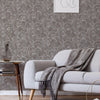Washed Dark Paisley Pattern Wallpaper, Rich Textured Wallcovering, Traditional, Extra Large 114 sq ft Roll, Washable, Home Wall Decor, Durable - Adawall Wallpaper - Registered Trade Accounts Only, Wallpaper Wholesale Account - 4710-4 - Adawall Wholesale - Wallpaper Wholesaler