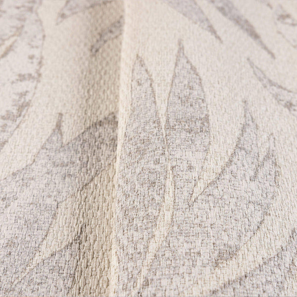 Washed Light Gray Leaf Wallpaper, Textured Faded Tree Leaves Wallcovering, Non-Pasted - Walloro High End Wallcoverings & More