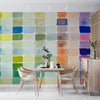 Watercolor Paint Shades Wallpaper, Filled Grid Mural, Oversized Custom Size Wall Art, Non - Woven, Non - Adhesive, Modern Wall Paper, Removable - Adawall Wallpaper - Registered Trade Accounts Only, Wallpaper Wholesale Account - W77600 - Adawall Wholesale - Wallpaper Wholesaler