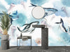 Watercolor Whales Wallpaper, Sea Life Mural, Oversized Custom Size Wall Art, Non - Woven, Non - Adhesive, Modern Wall Paper, Removable - Adawall Wallpaper - Registered Trade Accounts Only, Wallpaper Wholesale Account - W78094 - Adawall Wholesale - Wallpaper Wholesaler