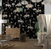 Western Themed Wallpaper, Black and White Seamless Pattern Mural, Oversized Custom Size Wall Art, Non - Woven, Non - Adhesive, Modern Wall Paper, Removable - Adawall Wallpaper - Registered Trade Accounts Only, Wallpaper Wholesale Account - W77546 - Adawall Wholesale - Wallpaper Wholesaler