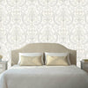 White Elegant Damask 3D Embossed Wallpaper, Textured Luxury Wallpaper - Adawall Wallpaper - Registered Trade Accounts Only, Wallpaper Wholesale Account - 9901-1 - Adawall Wholesale - Wallpaper Wholesaler