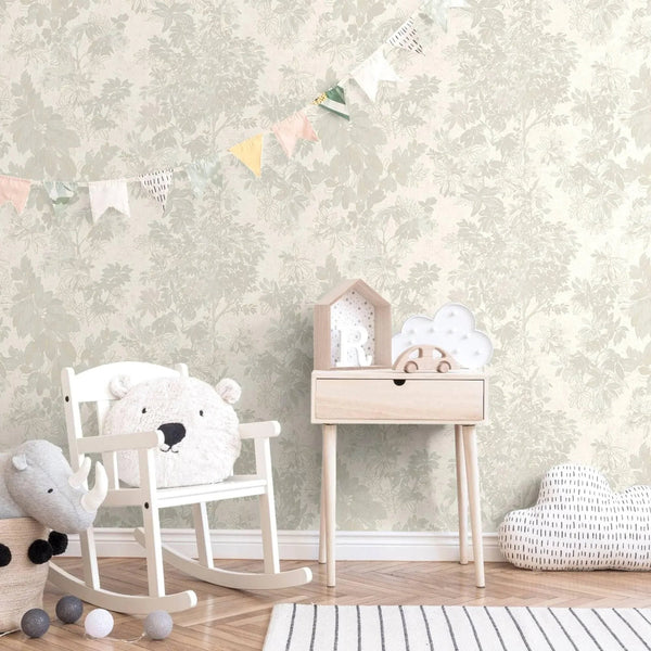 White Elegant Embossed Leaf Pattern Wallpaper, 3D Textured Floral Plants Botanic Wall Paper - Adawall Wallpaper - Registered Trade Accounts Only, Wallpaper Wholesale Account - 9907-1 - Adawall Wholesale - Wallpaper Wholesaler