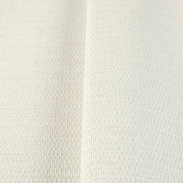 White Jute Basket Weave Textured Wallpaper, Solid Color Modern Plain Wallcovering - Walloro High End Wallcoverings & More