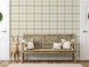 White Large Plaid Textured Wallpaper, Tartan Fabric Pattern Classical Modern Non - Pasted Wallcovering - Adawall Wallpaper - Registered Trade Accounts Only, Wallpaper Wholesale Account - 3714-1 - Adawall Wholesale - Wallpaper Wholesaler