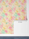 White Leaf Branches Wallpaper, Colorful Background Mural, Oversized Custom Size Wall Art, Non - Woven, Non - Adhesive, Modern Wall Paper, Removable - Adawall Wallpaper - Registered Trade Accounts Only, Wallpaper Wholesale Account - W77572 - Adawall Wholesale - Wallpaper Wholesaler