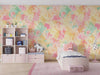 White Leaf Branches Wallpaper, Colorful Background Mural, Oversized Custom Size Wall Art, Non - Woven, Non - Adhesive, Modern Wall Paper, Removable - Adawall Wallpaper - Registered Trade Accounts Only, Wallpaper Wholesale Account - W77572 - Adawall Wholesale - Wallpaper Wholesaler
