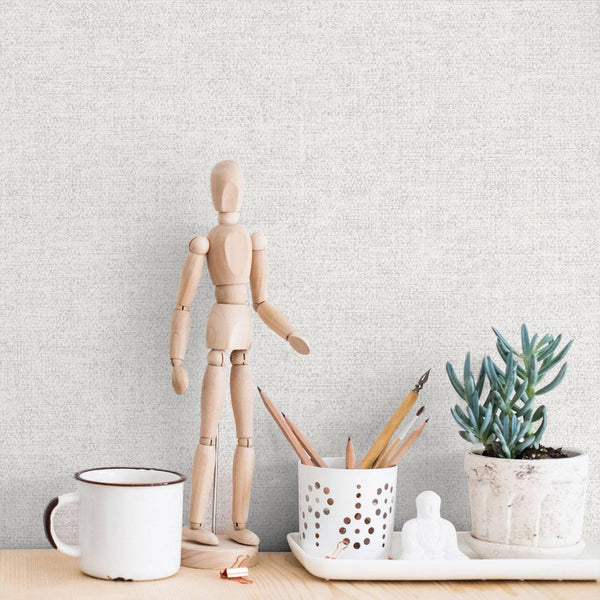 White Sparkling Linen Texture Textured Wallpaper, Classical Woven Fabric Decorative Wallcovering - Adawall Wallpaper - Registered Trade Accounts Only, Wallpaper Wholesale Account - 7816-1 - Adawall Wholesale - Wallpaper Wholesaler