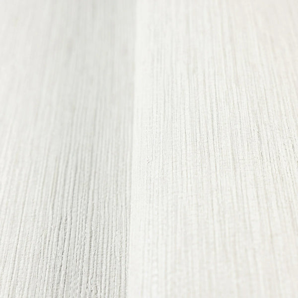 White Thin Modern Striped Wallpaper, Deep Embossed Textured Modern Wallcovering - Walloro High End Wallcoverings & More